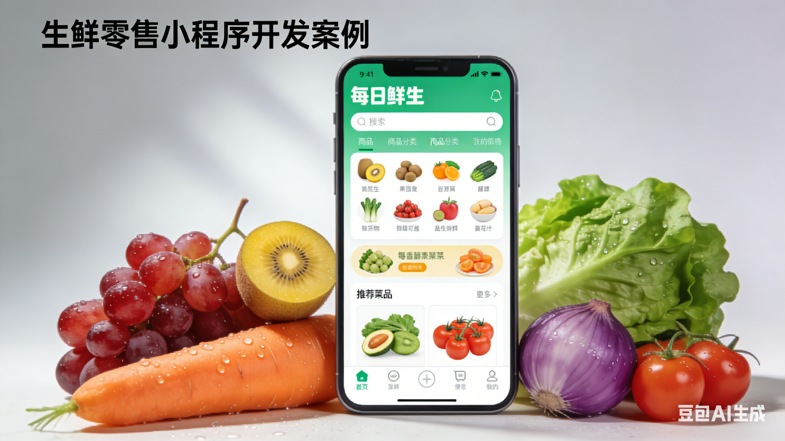 生鲜零售小程序开发-每日鲜生